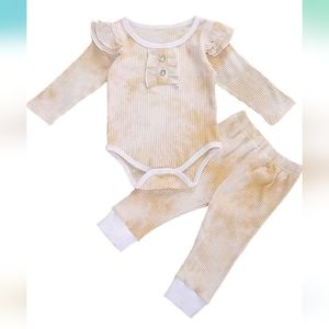Baby Coral Tie Dye Set